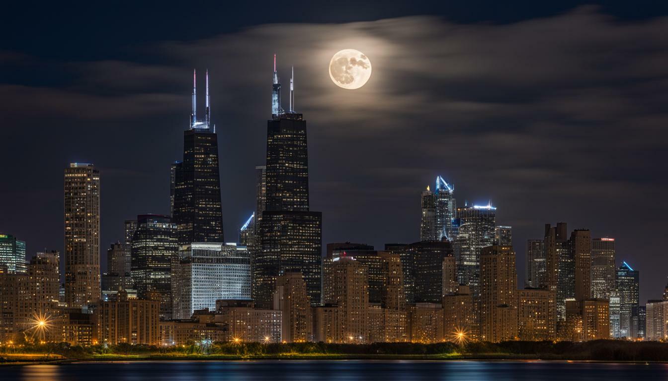 is it a full moon tonight chicago